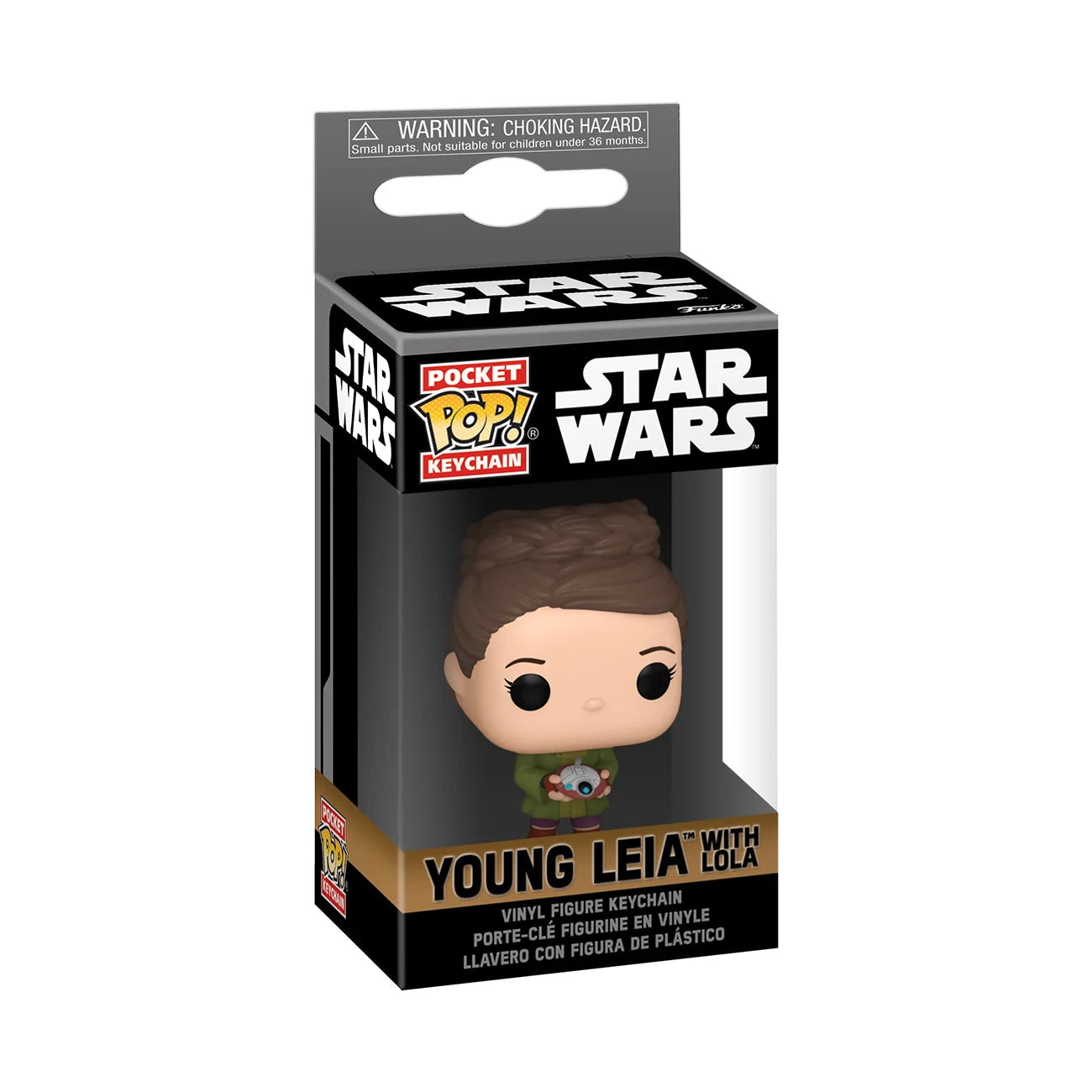 STAR WARS OBI-WAN KENOBI - Pocket Pop Schlüsselanhänger - Leia Organa „Young“
