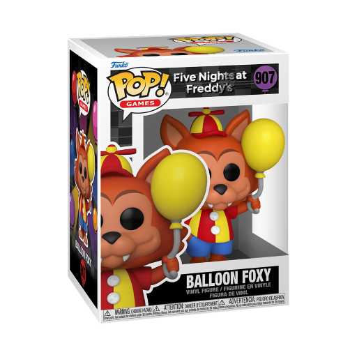 FNAF-SICHERHEITSVERLETZUNG – POP Games Nr. 907 – Balloon Foxy