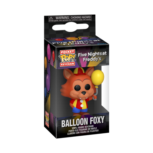 FNAF SECURITY BREACH - Pocket Pop Keychains - Balloon Foxy