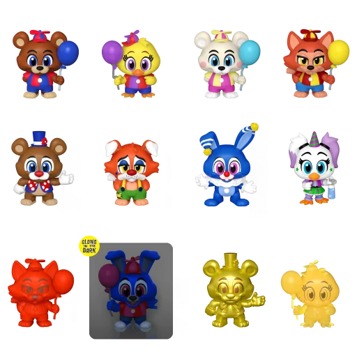 FNAF SECURITY BREACH S2 – Mystery Minis (BOX 12 Figuren)