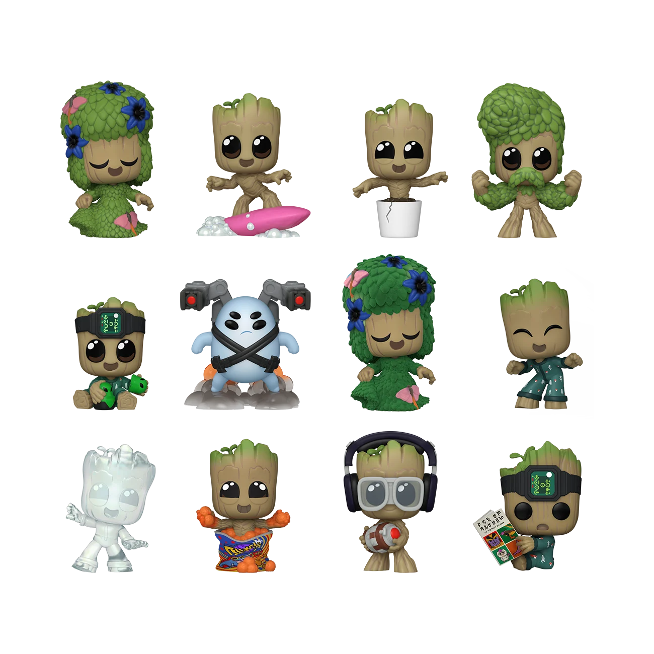 I AM GROOT - Mystery Minis (BOX 12 Figurines)