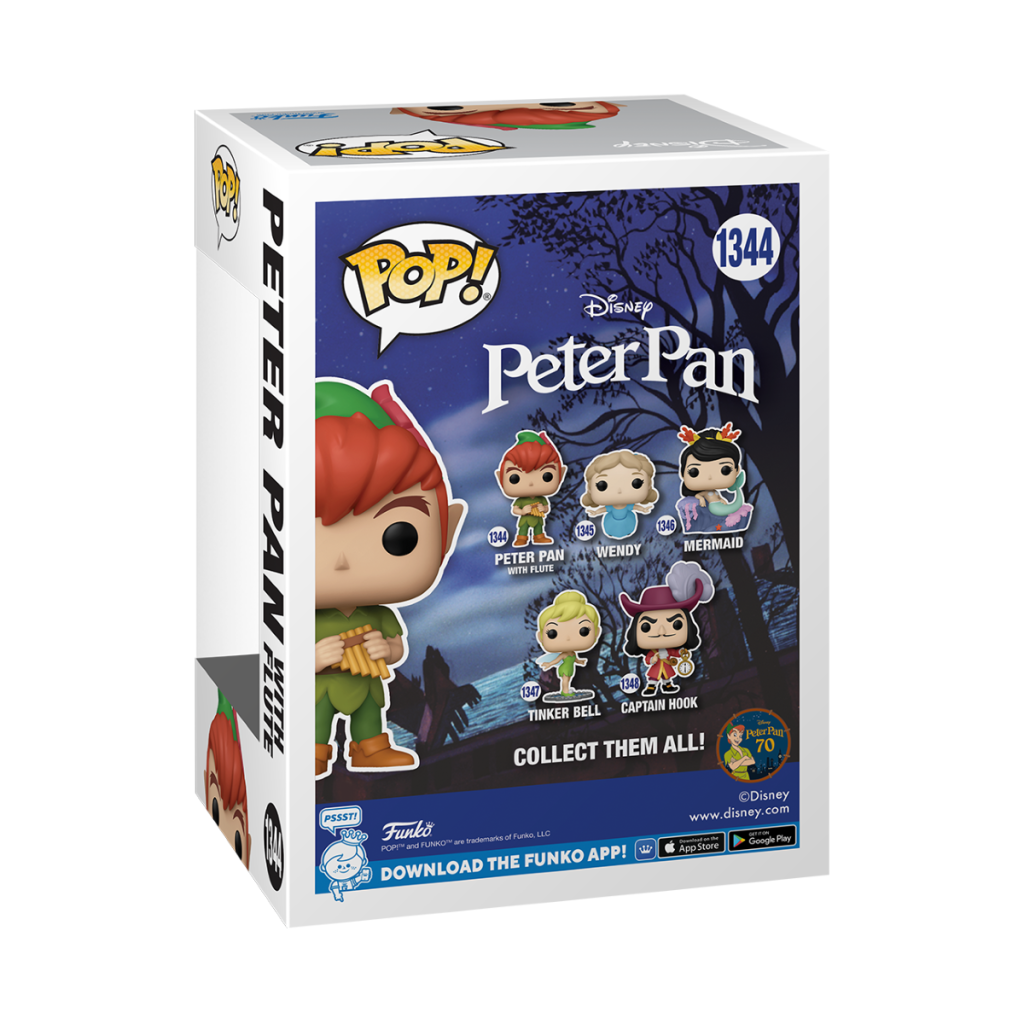 PETER PAN "70TH ANNIVERSARY" - POP N° 1344 - Peter with Flute