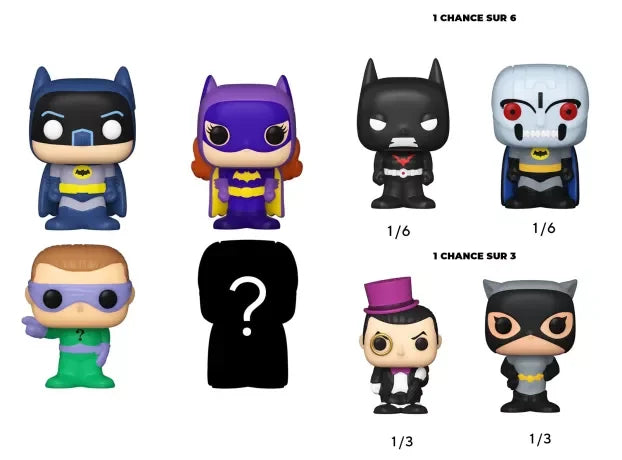 DC – Bitty Pop 4er-Pack 2,5 cm – Batman Adam West