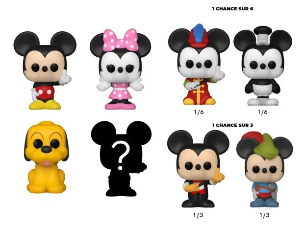 DISNEY – Bitty Pop 4er-Pack 2,5 cm – Mickey