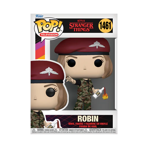 STRANGER THINGS S4 - POP TV N° 1461 - Hunter Robin with Cocktail