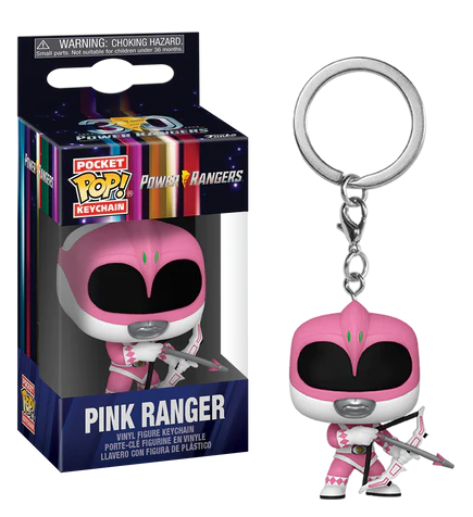 MIGHTY MORPHIN POWER RANGER 30TH - Pocket Pop Keychains - Pink Ranger