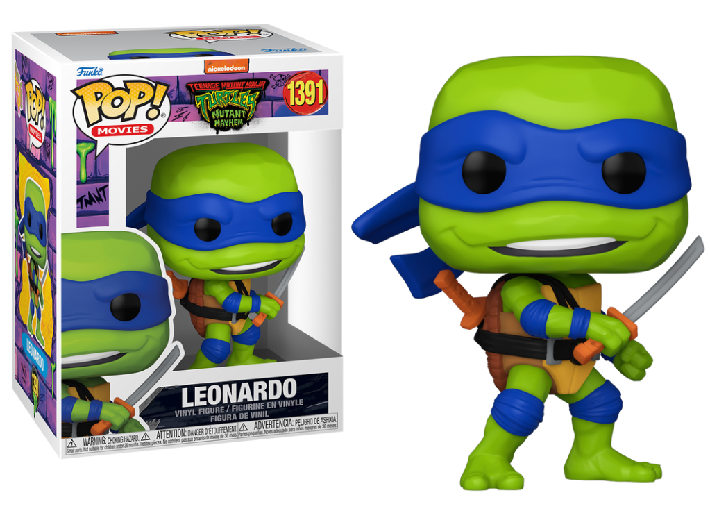 TEENAGE MUTANT NINJA TURTLES MAYHEM - POP Movies N° 1391 - Leonardo