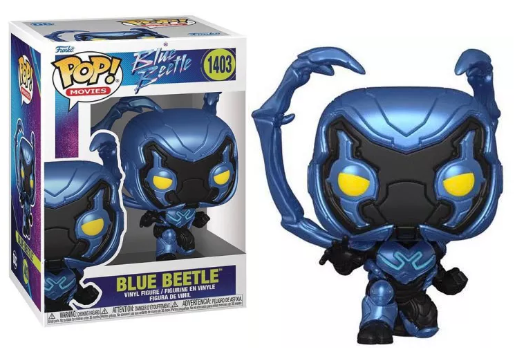 BLUE BEETLE - POP Movies N° 1403 - Blue Beetle with Chase