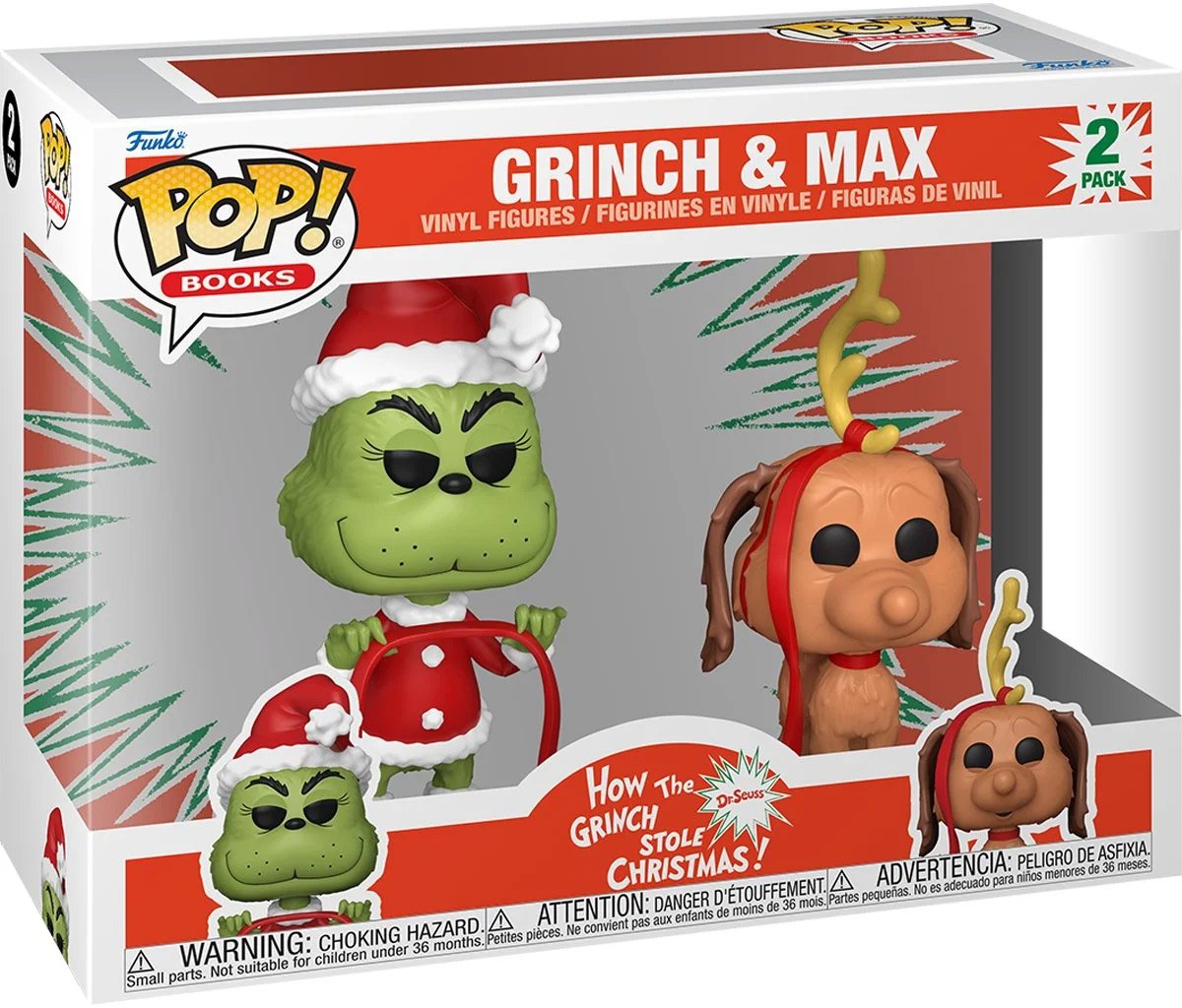 HTGSC - POP Books - 2 Pack Grinch avec Max