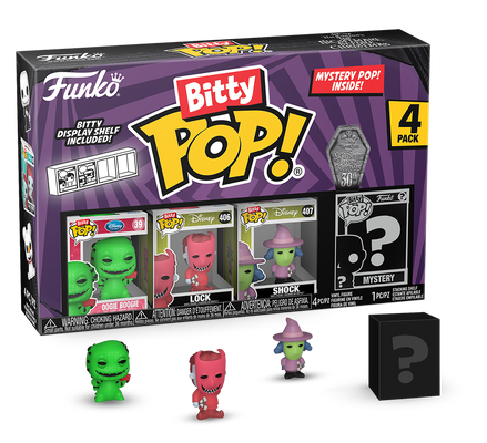 NBX – Bitty Pop 4er-Pack 2,5 cm – Oogie Boogie