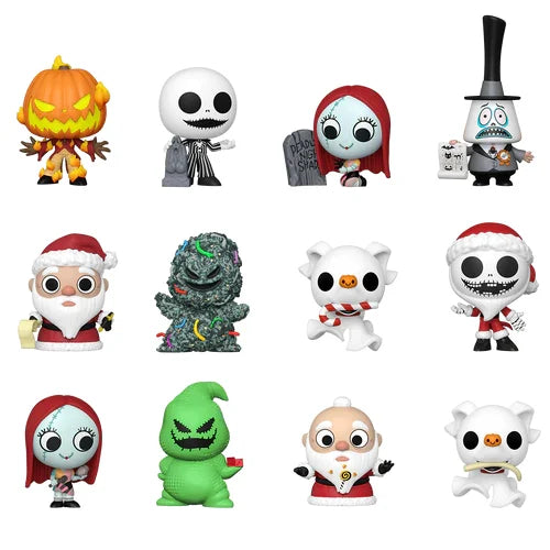 NIGHTMARE BEFORE CHRISTMAS 30TH – Mystery Minis (BOX 12 Figuren)
