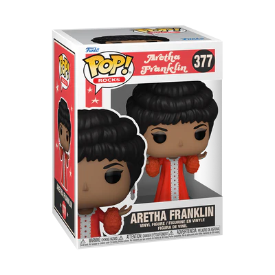 MUSIK - POP Rocks N° 377 - Aretha Franklin (Rotes Kleid)