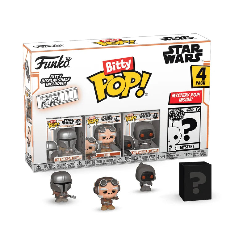 THE MANDALORIAN - Bitty Pop 4 Pack 2.5cm - Mandalorian