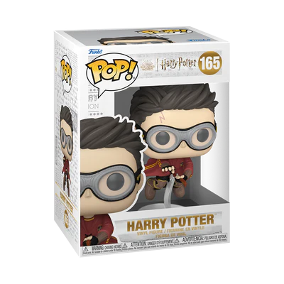 HARRY POTTER 3 - POP Movies N° 165 - Harry with Broom (Quidditch)