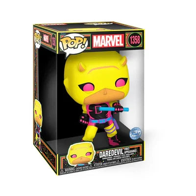 MARVEL - POP Jumbo N° 1358 - Daredevil (YLW/RD) (BLKLT)
