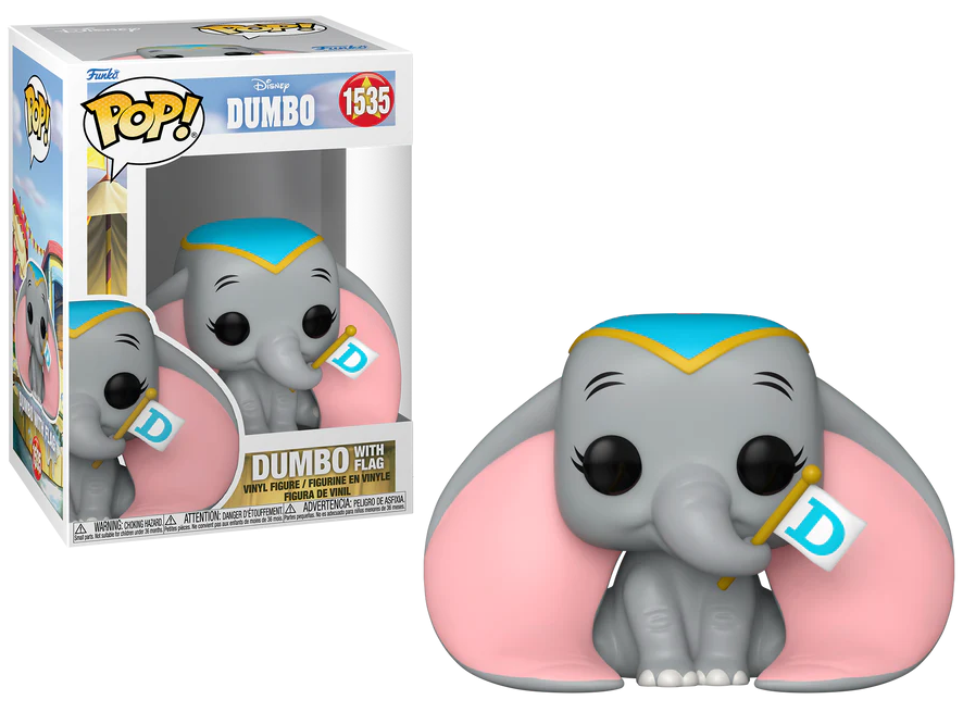 DUMBO - POP Disney N° 1535 - Dumbo with flag