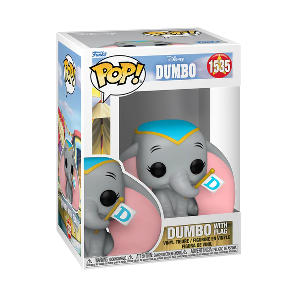 DUMBO - POP Disney N° 1535 - Dumbo with flag