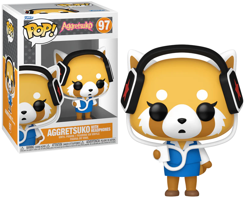 AGGRETSUKO - POP Sanrio N° 97 - Aggretsuko With Headphones