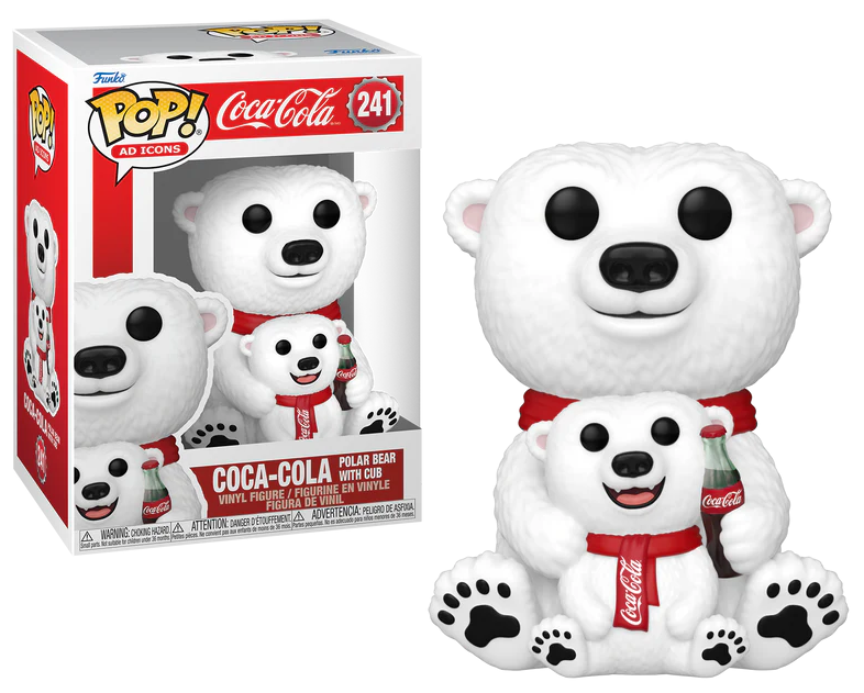 COCA-COLA - POP & Buddy N° 241 - Coca-Cola Polar Bear with Cub