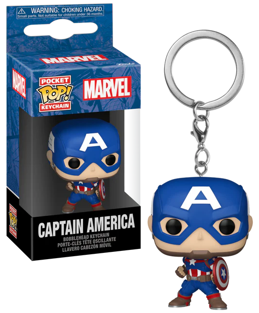 MARVEL NEW CLASSICS - Pocket Pop Keychains - Captain America