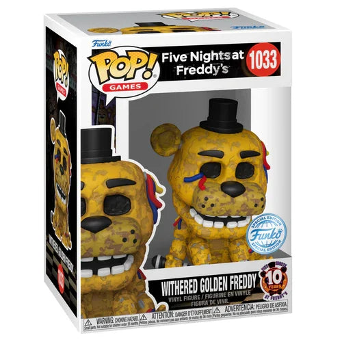 FIVE NIGHTS AT FREDDY'S - POP Gaming N° 1033 - Withered Golden Freedy