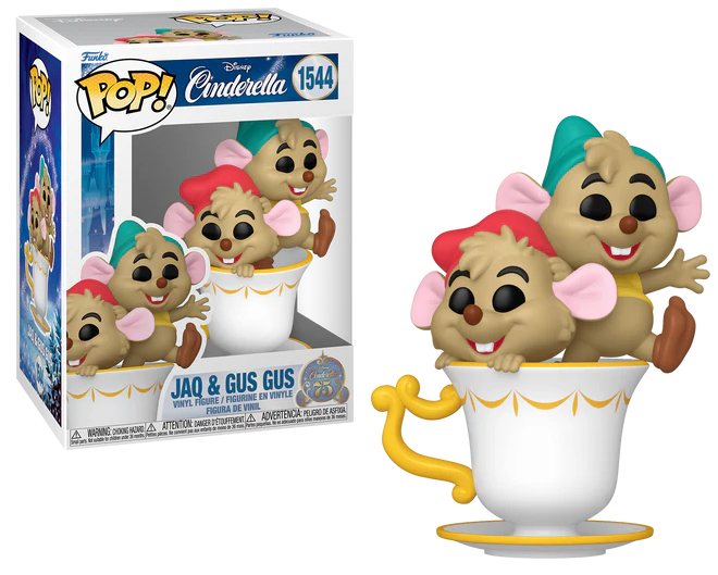 CINDERELLA 75TH ANNIVERSARY - POP Disney N° 1544 - Jaq and Gus Gus