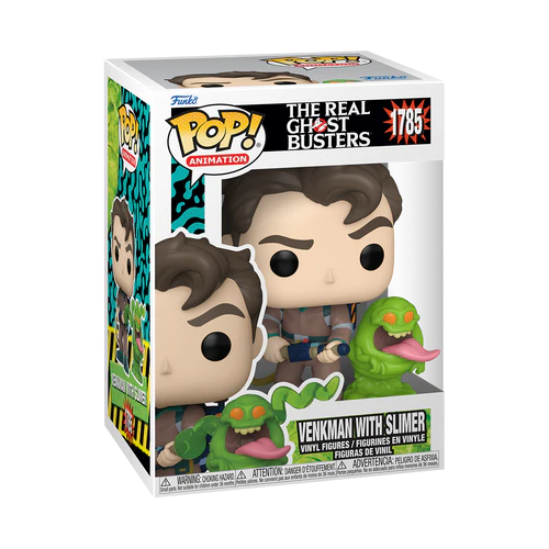 THE REAL GHOSTBUSTERS - POP & Buddy N° 1785 - Venkman with Slimer