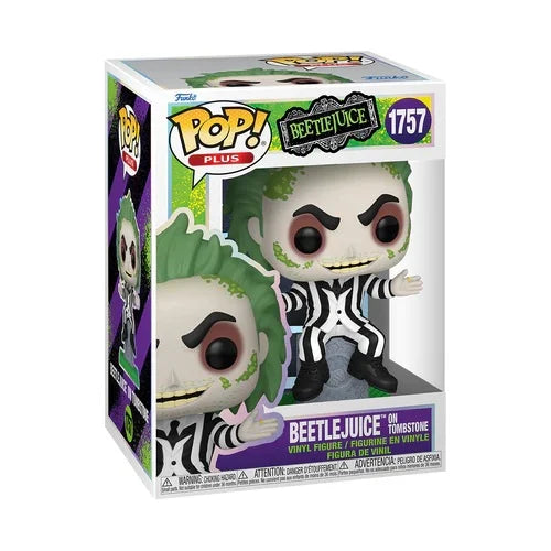 BEETLEJUICE - POP Plus N° 1757 - Beetlejuice with tombstone