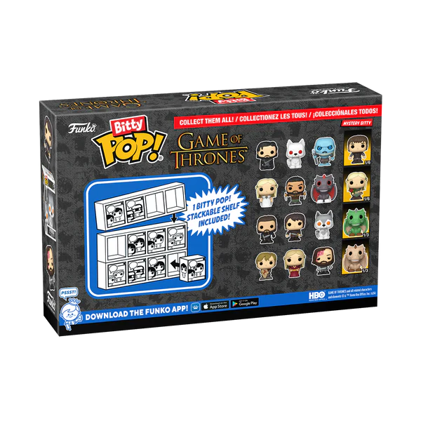 GAME OF THRONES - Bitty Pop 4 Pack 2.5cm - Jon Snow