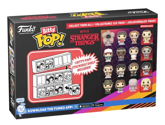 STRANGER THINGS - Bitty Pop 4 Pack 2.5cm - Dustin