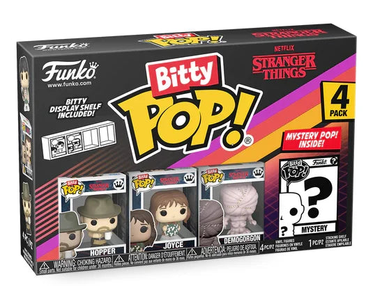 STRANGER THINGS - Bitty Pop 4 Pack 2.5cm - Hopper