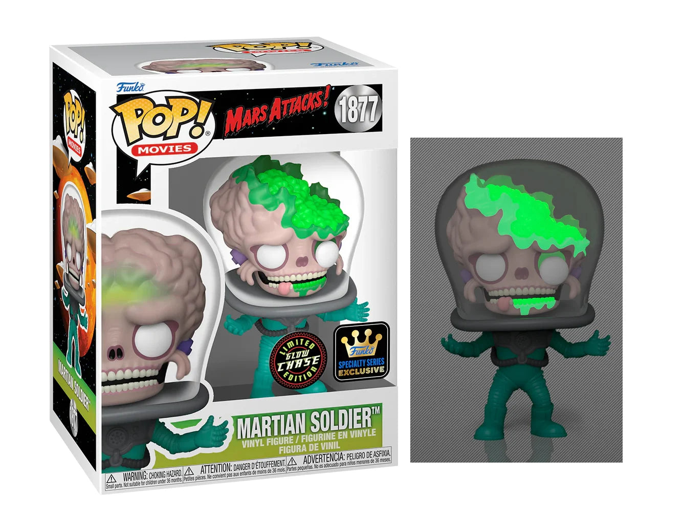 MARS ATTACK - POP Movies N° 1877 - Soldier with Chase (GW)