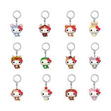 HELLO KITTY ANIMALS - POP Keychain (BOX 12 Figures)