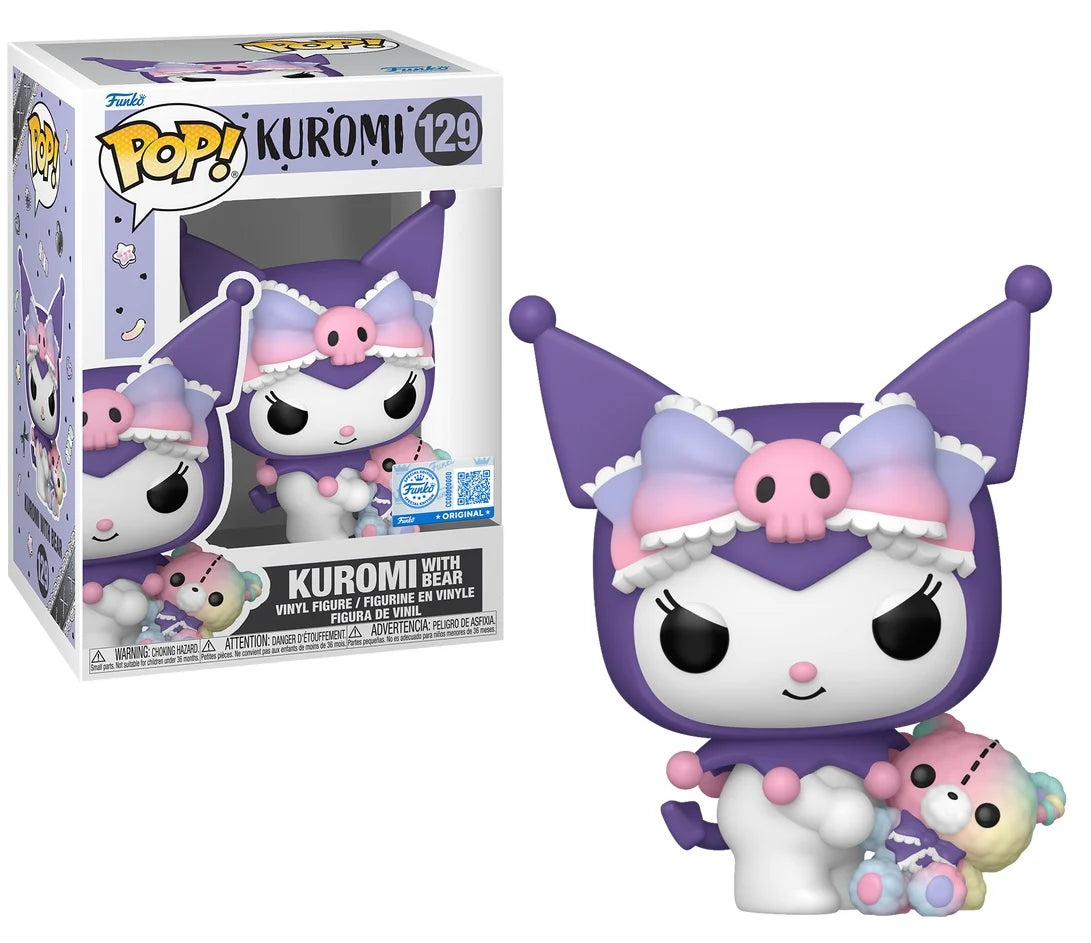 SANRIO - POP N° 129 - Kuromi with bear