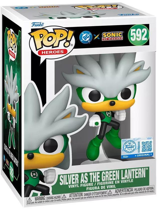 JLA & SONIC - POP Heroes N° 592 - Silver en Green Lantern
