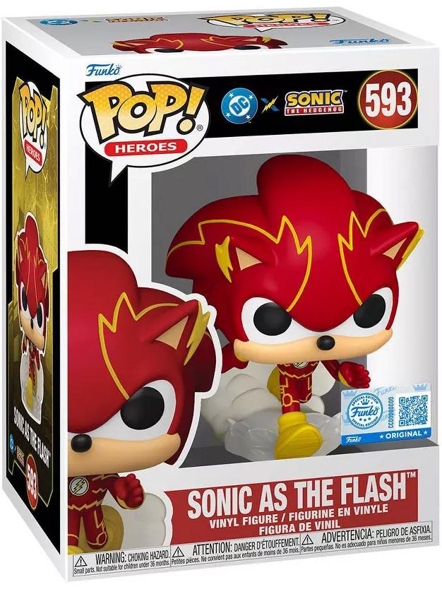JLA & SONIC - POP Heroes N° 593 - Sonic en Flash
