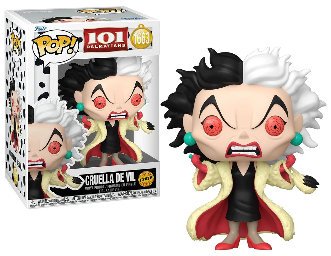 101 DALMATIANS - POP Disney N° 1663 - Cruella De Vil with Chase