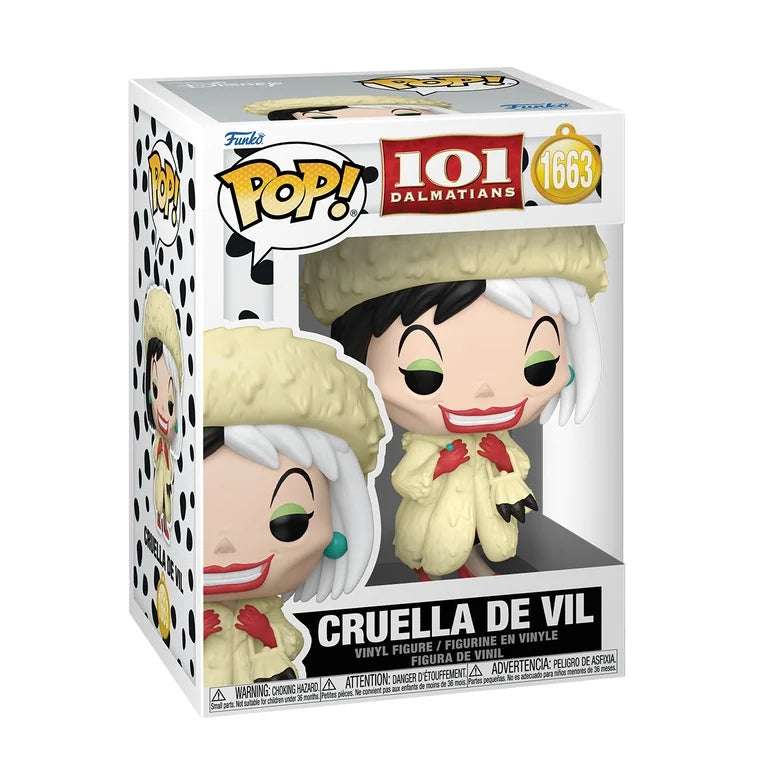 101 DALMATIANS - POP Disney N° 1663 - Cruella De Vil with Chase