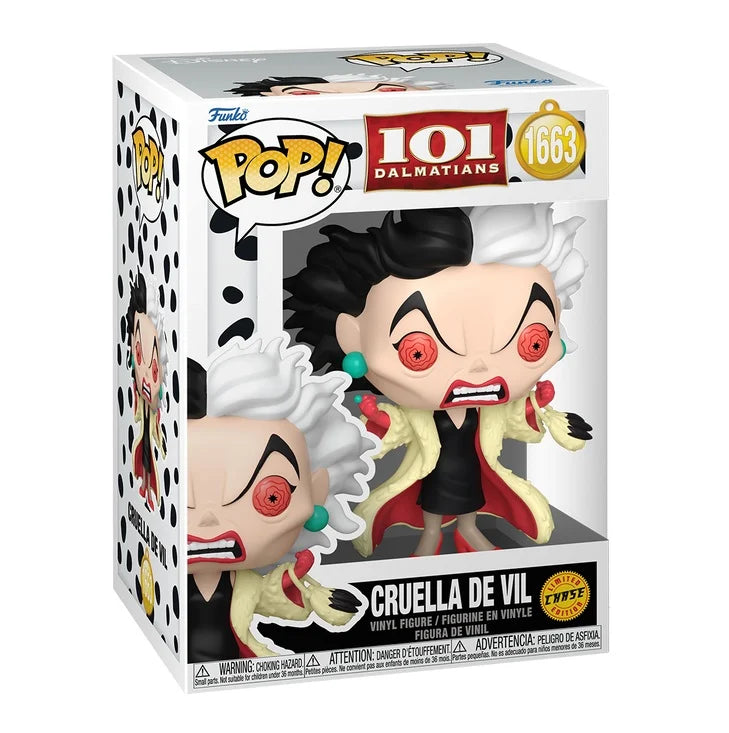 101 DALMATIANS - POP Disney N° 1663 - Cruella De Vil with Chase