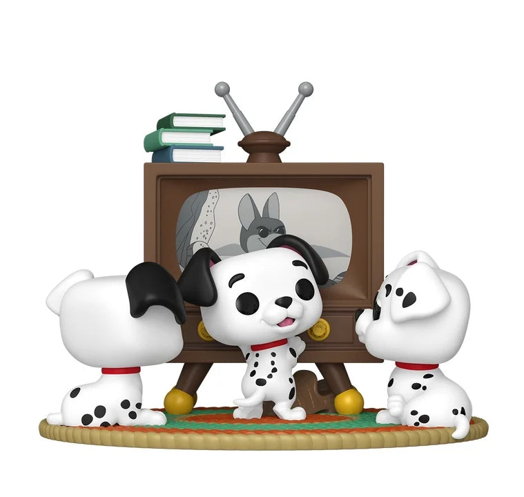 101 DALMATIANS - POP Moments N° 1664 - Rolly, Patch & Lucky with TV