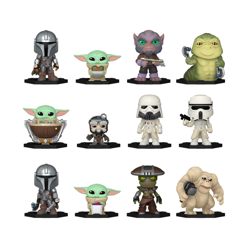 MANDALORIAN & GROGU - Mystery Minis (BOX 12 Figurines)