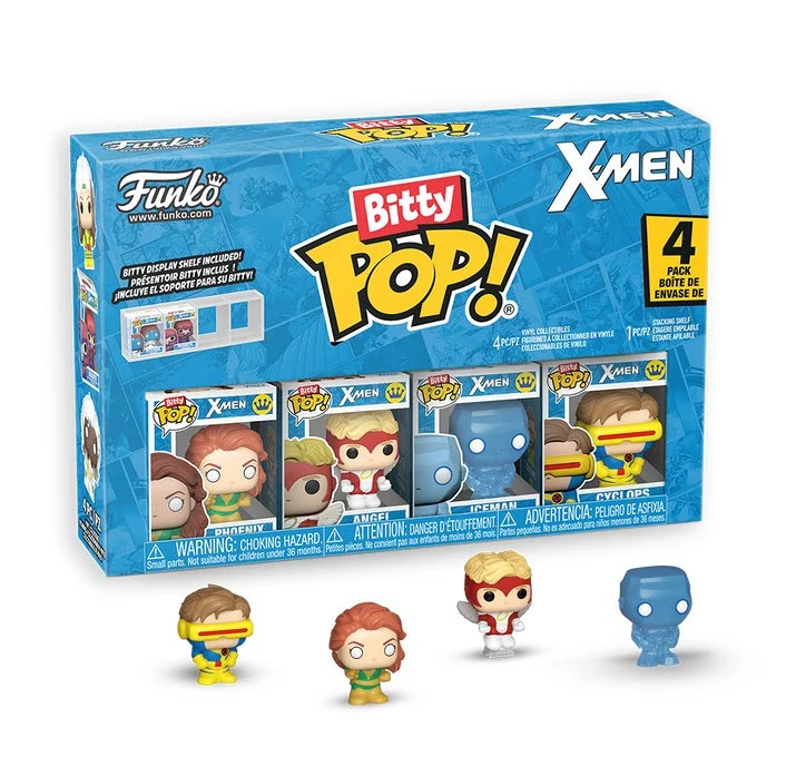 X-MEN - Bitty Pop 4 Pack 2.5cm - Jean Grey with Chase