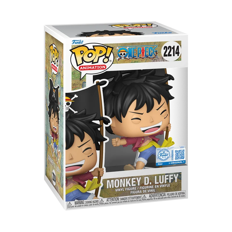 ONE PIECE - POP Animation N° 2214 - Luffy With Flag