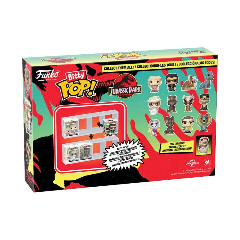 JURASSIC PARK - Bitty Pop 4 Pack 2.5cm - Mr. DNA