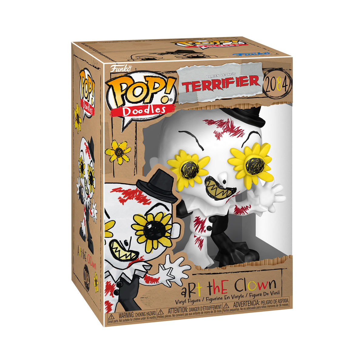 TERRIFIER - POP Movies No. XXXX - Art the Clown (Doodles)