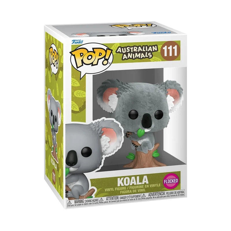 AUSTRALIAN ANIMALS - POP N° 111 - Koala (Flocked)