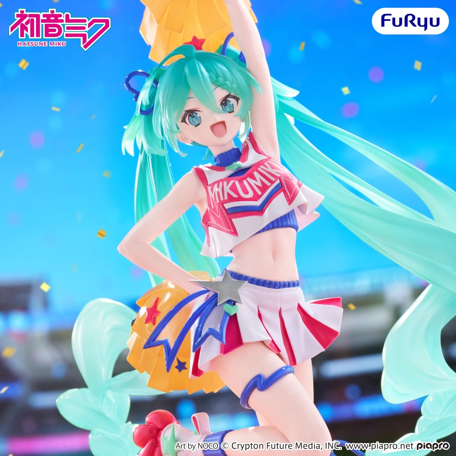 HATSUNE MIKU - Cheerleader - Statue Muchute 22cm