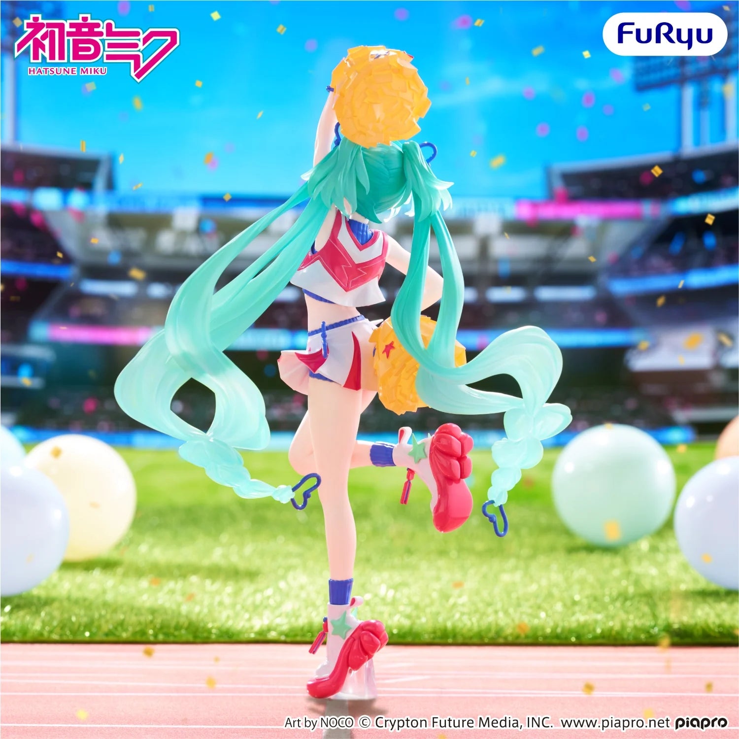 HATSUNE MIKU - Cheerleader - Statue Muchute 22cm