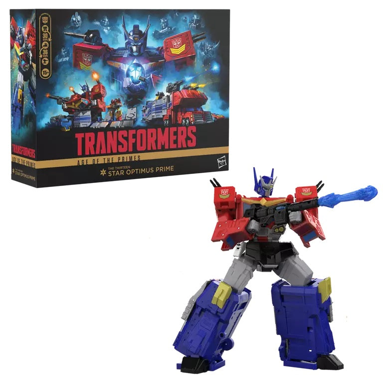 TRANSFORMERS - Star Optimus Prime - Figure Age of the Primes 38cm