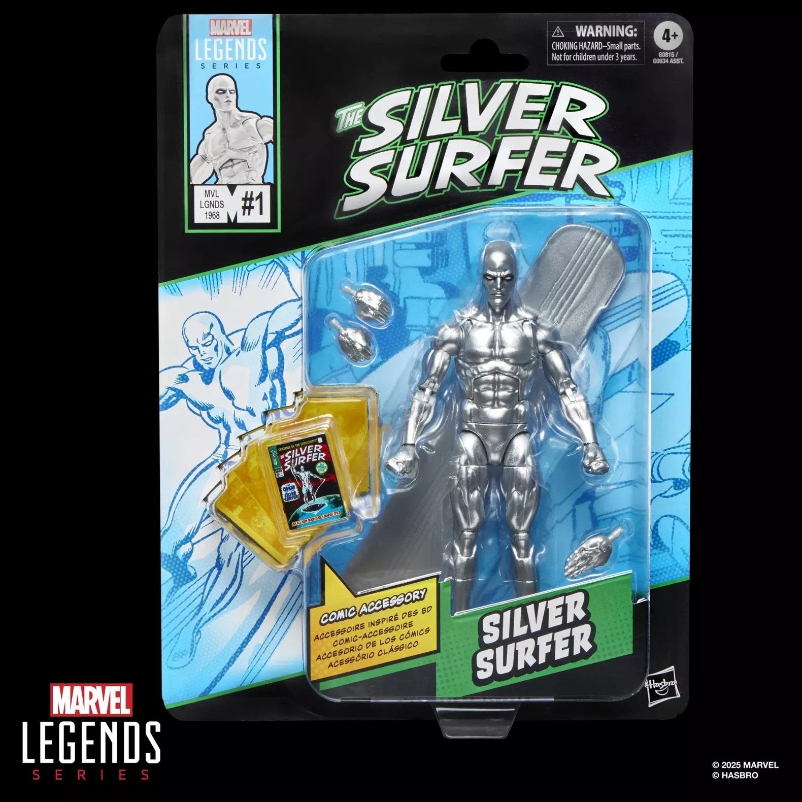 MARVEL - Surfer d'argent - Figurine Legends Series 15cm